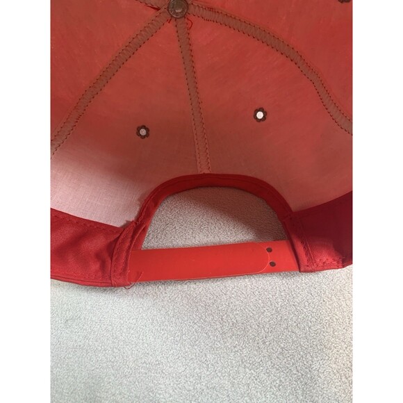 Vintage St Andrews Old Course Hat Cap Strapback Red Scotland Golf 90s - Picture 6 of 7